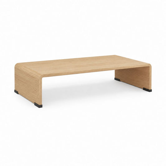 Couchtisch Eiche furniert rechteckig 120 x 60 x 35 cm